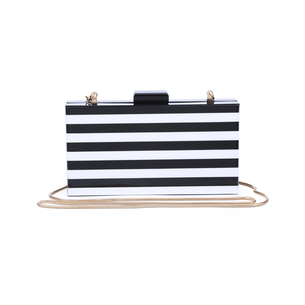 Product Image of Urban Expressions Margot Evening Bag NA-840611162328 View 1 | Black White