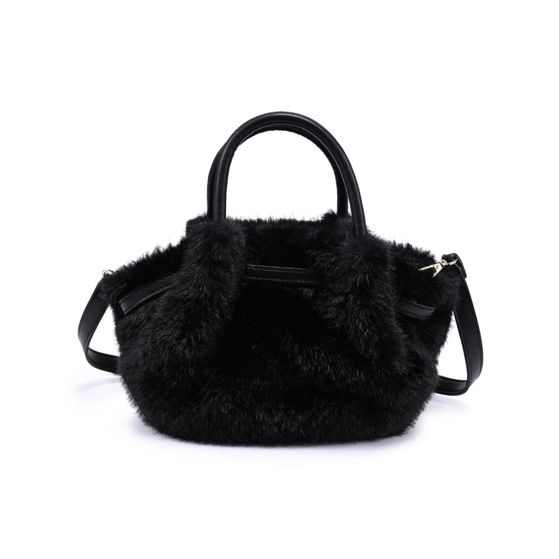 Urban Expressions Selena - Faux Fur Crossbody 840504210600 View 3 | Black