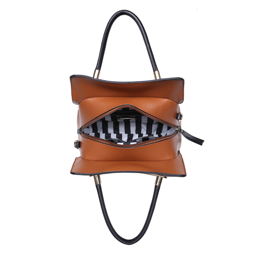 Product Image of Urban Expressions Willa Satchel NA-840611149497 View 4 | Tan