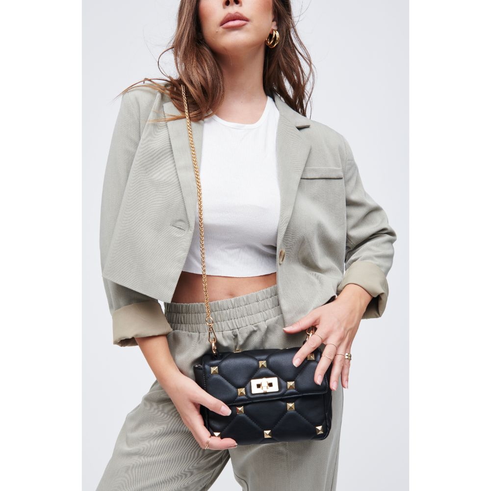 Woman wearing Black Urban Expressions Aiza Crossbody 818209010559 View 1 | Black
