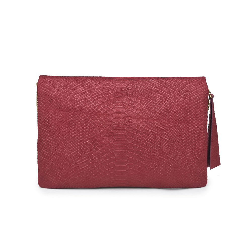 Product Image of Urban Expressions Natalia Clutch NA-840611150776 View 3 | Burgundy