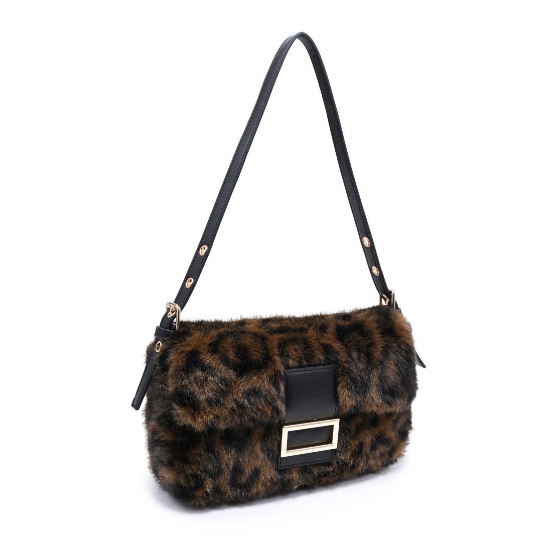 Urban Expressions Beverly - Faux Fur Crossbody 840504212451 View 6 | Leopard
