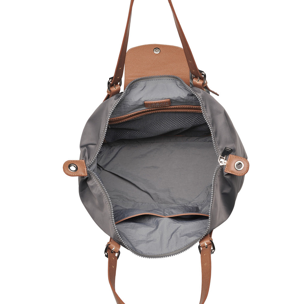 Product Image of Urban Expressions Justine Satchel NA-840611157751 View 4 | Charcoal
