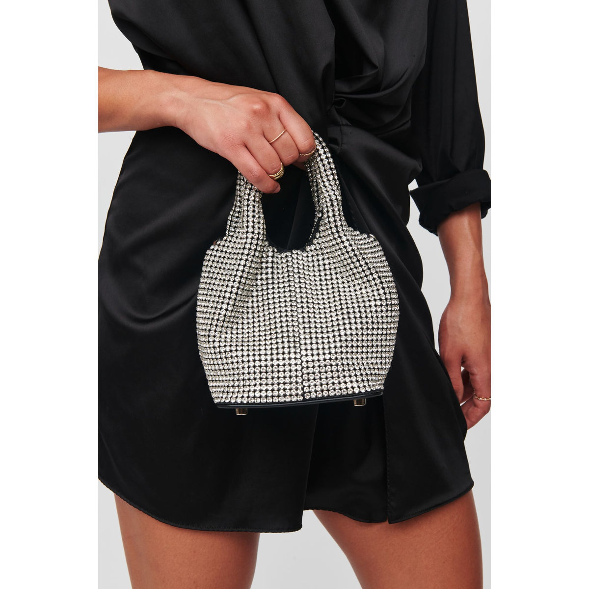 Urban Expressions Rihanna Evening Bag 818209012683 View 8 | Silver
