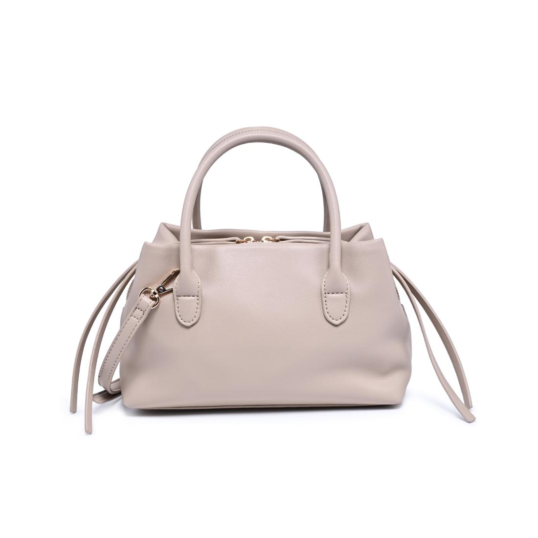 Woman wearing Stone Urban Expressions Logan Crossbody 840504205378 View 5 | Stone