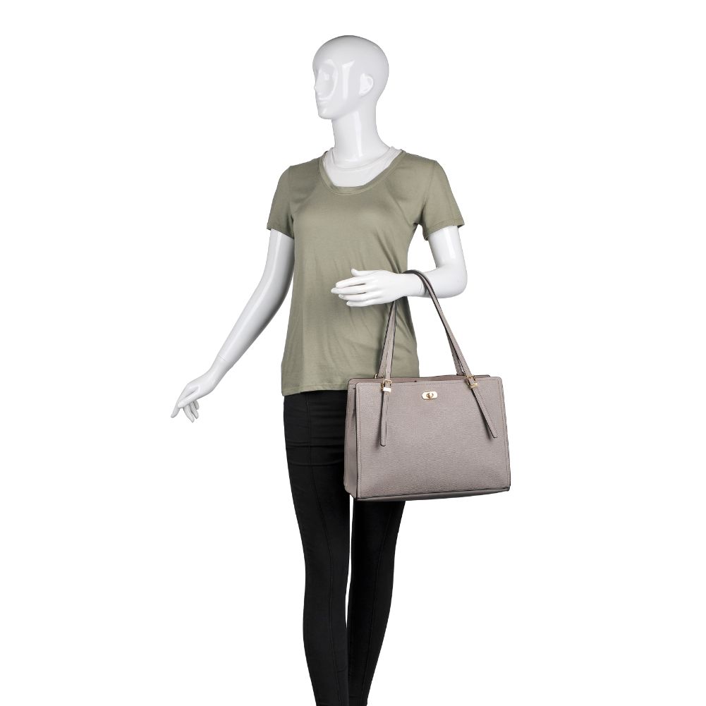 Product Image of Urban Expressions Tanya Tote NA-840611166357 View 5 | Grey