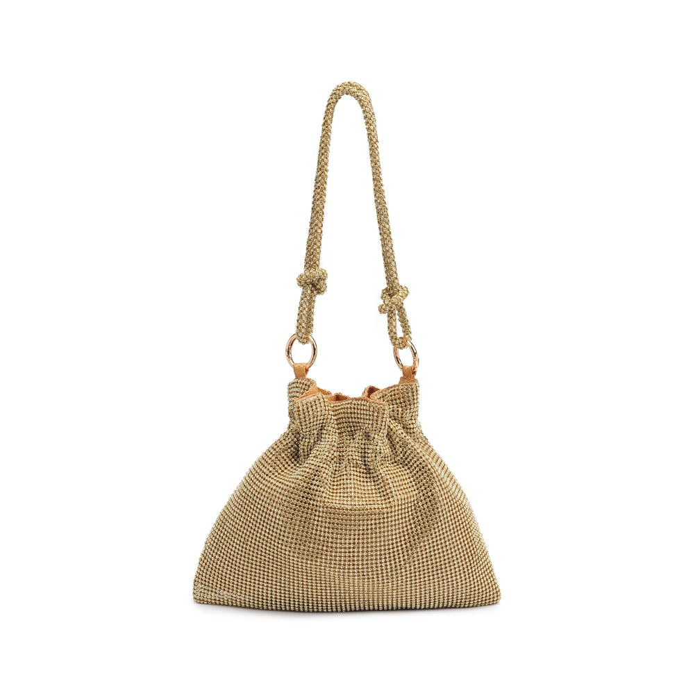 Product Image of Urban Expressions Larissa Evening Bag 840611108975 View 5 | Gold
