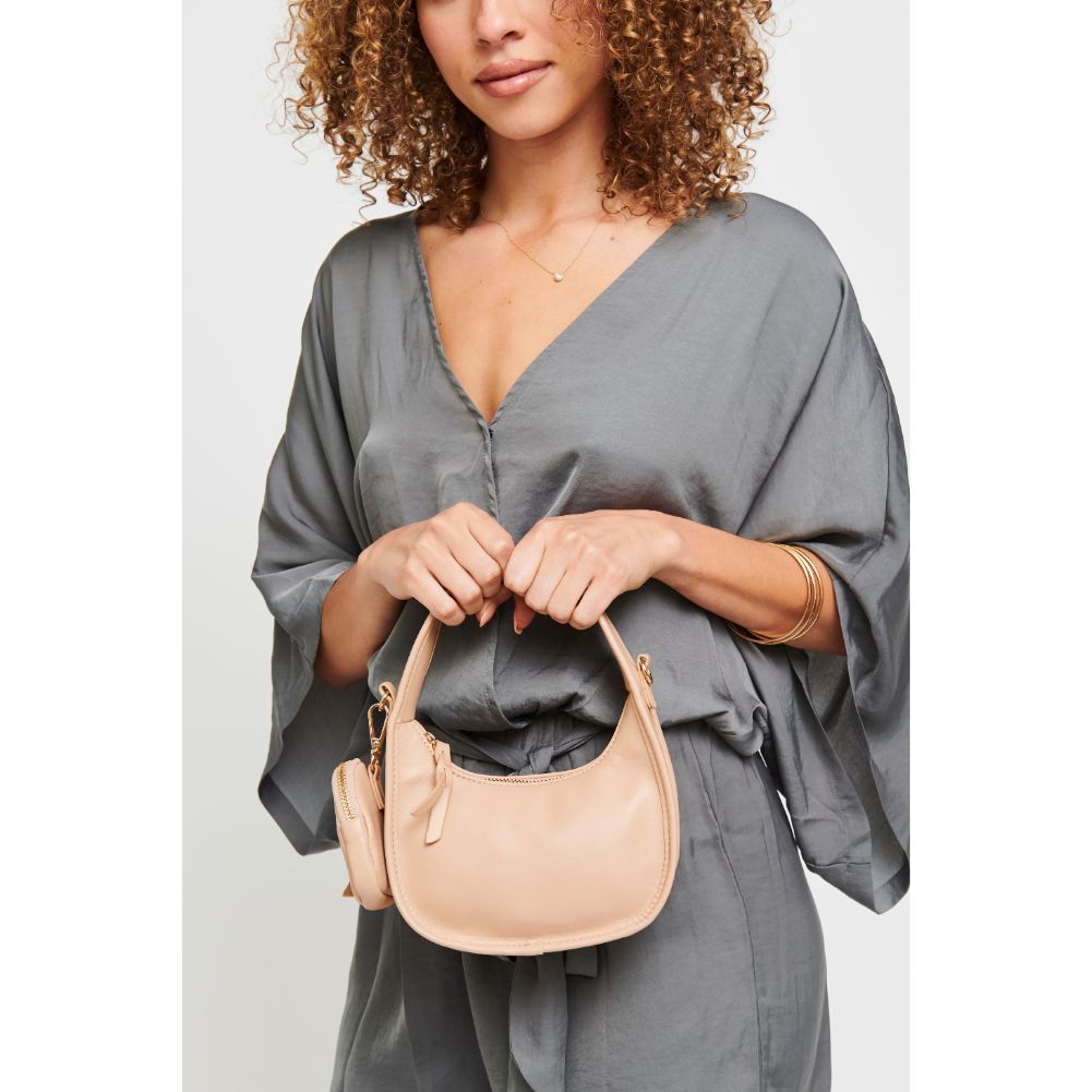 Woman wearing Natural Urban Expressions Ruby Crossbody 840611181664 View 2 | Natural
