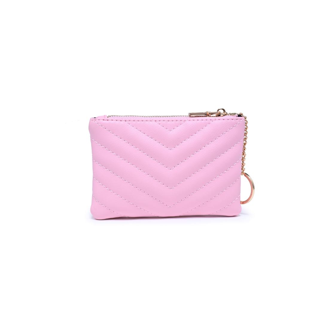 Woman wearing Pink Urban Expressions Mackenzie Wallet 840504203855 View 7 | Pink