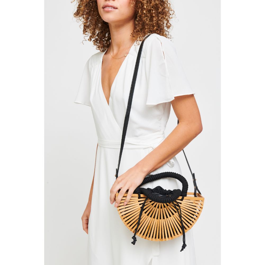 Woman wearing Natural Urban Expressions Curacao Crossbody 840611181787 View 1 | Natural