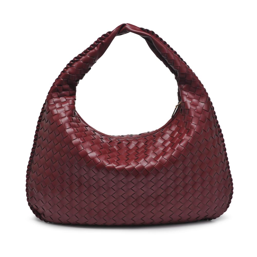 Woman wearing Wine Urban Expressions Victoria Hobo 840611140845 View 7 | Wine
