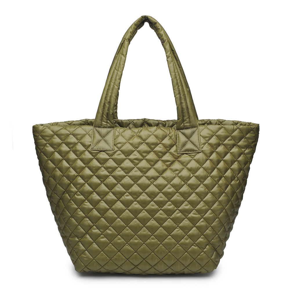 Woman wearing Olive Urban Expressions Breakaway Tote 840611148940 View 5 | Olive