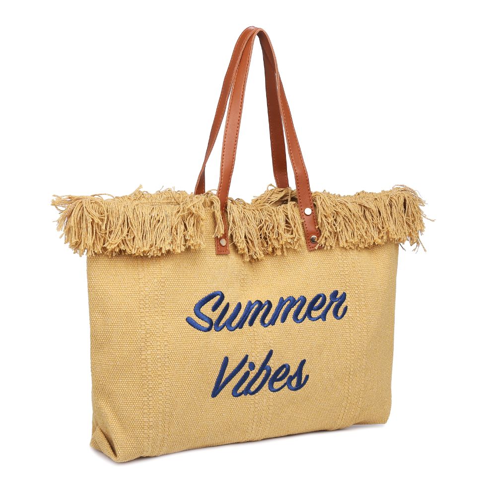 Woman wearing Natural Urban Expressions Summer Vibes Tote 840611127938 View 6 | Natural
