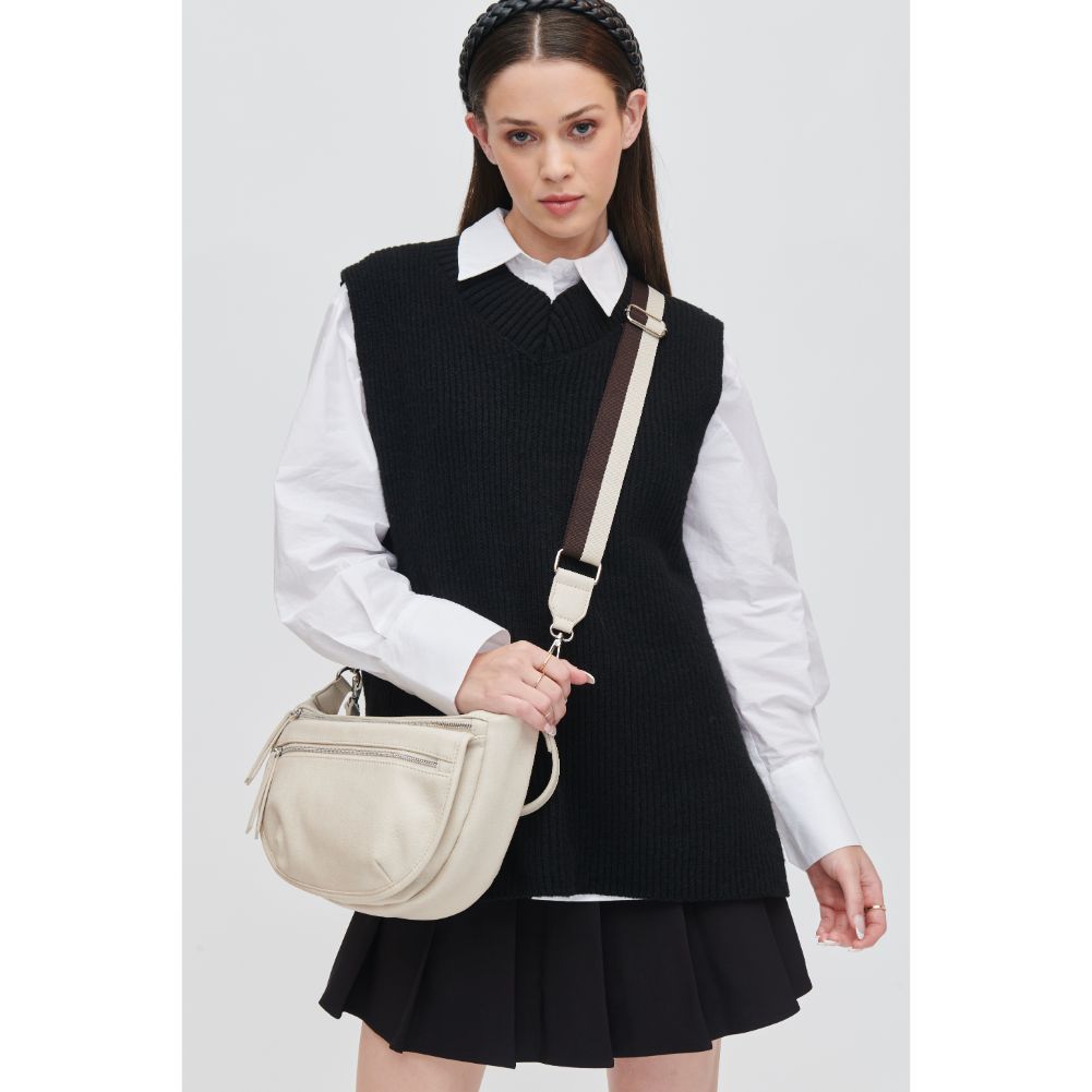 Woman wearing Bone Urban Expressions Tessie Belt Bag 840611111449 View 1 | Bone