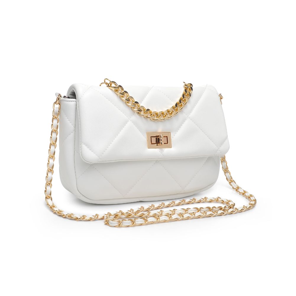 Product Image of Urban Expressions Emily Crossbody 840611178954 View 6 | White