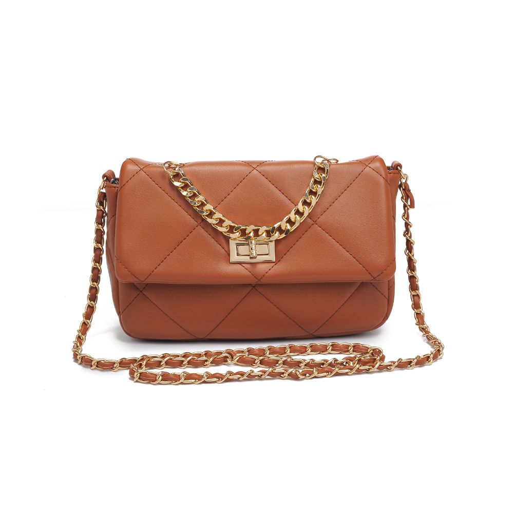 Product Image of Urban Expressions Emily Crossbody 840611182296 View 5 | Tan