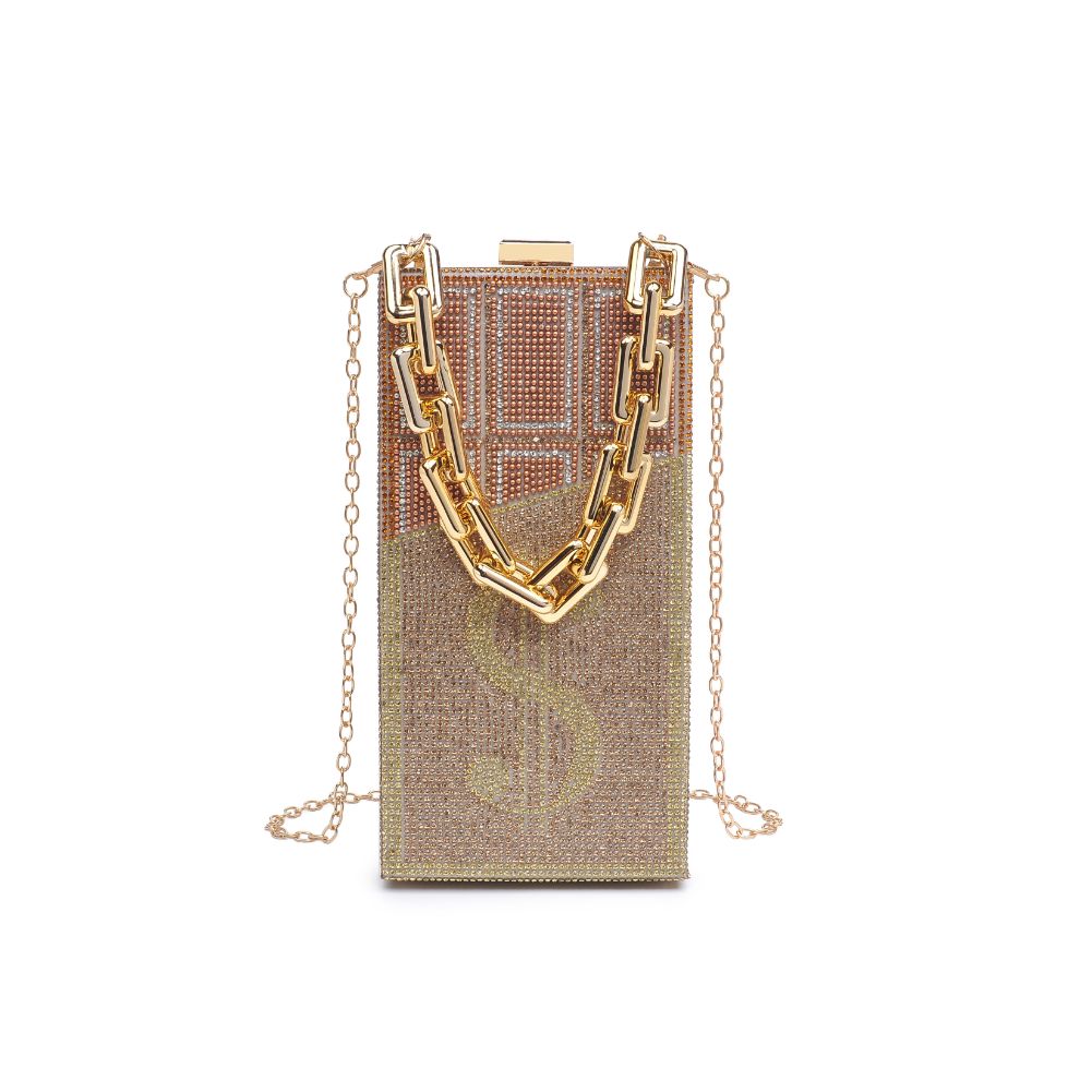 Product Image of Urban Expressions Willie Minaudiere 840611101204 View 5 | Chocolate