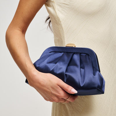 Woman wearing Midnight Urban Expressions Winter Clutch 840504211720 View 1 | Midnight