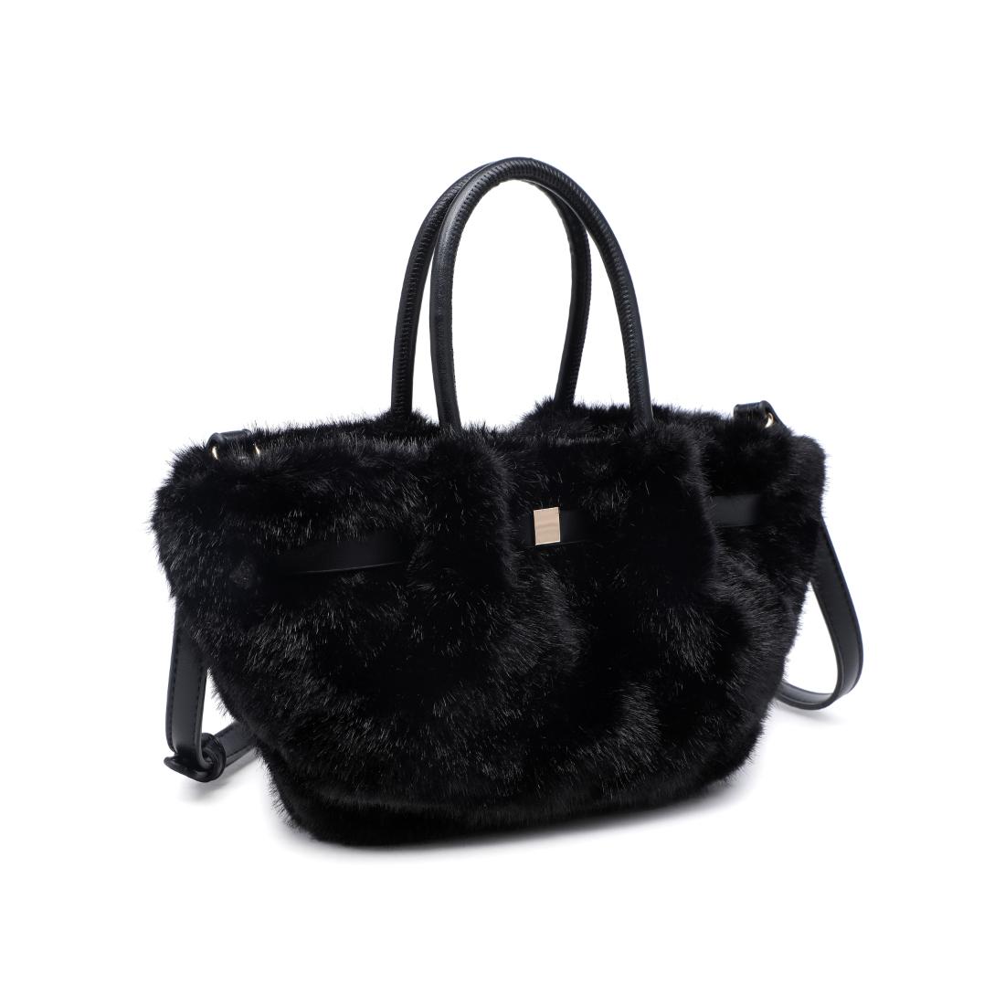 Urban Expressions Frostine - Faux Fur Crossbody 840504211089 View 2 | Black
