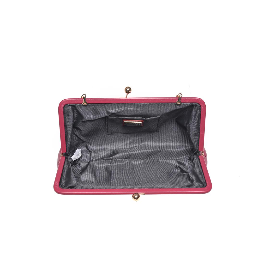 Product Image of Urban Expressions Kristin Clutch 840611198426 View 8 | Burgundy