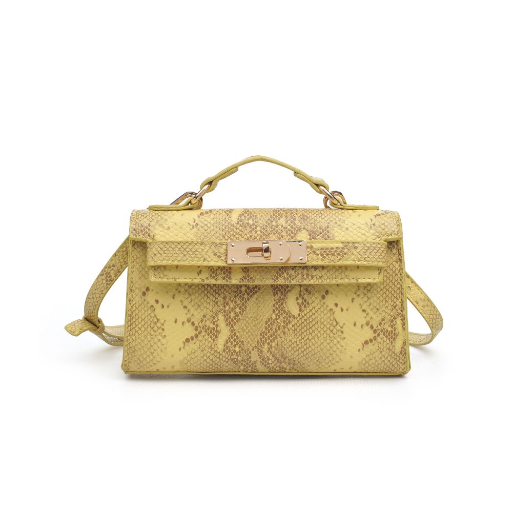 Product Image of Urban Expressions Georgina Snake Crossbody 840611171986 View 5 | Canary