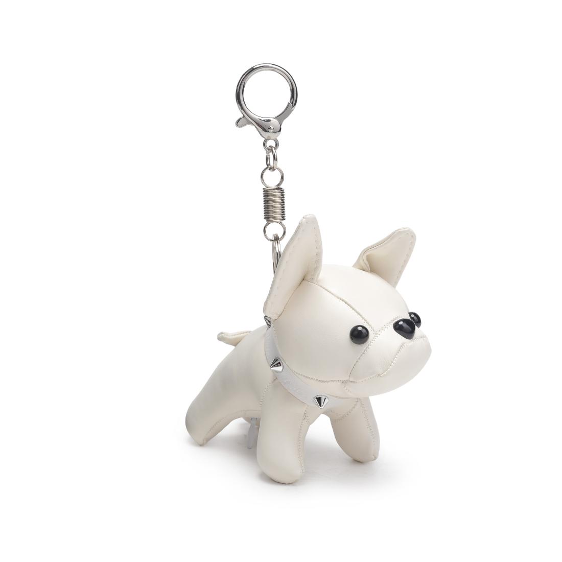 Product Image of Urban Expressions Laya Keychain Charm 840504201103 View 6 | White