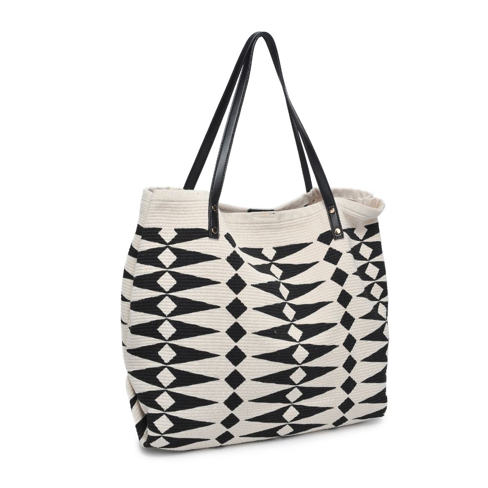 Product Image of Urban Expressions Suza Tote 818209017923 View 6 | Black White