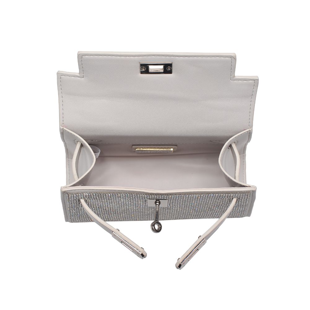 Product Image of Urban Expressions Gianna Evening Bag 840611104533 View 8 | Silver