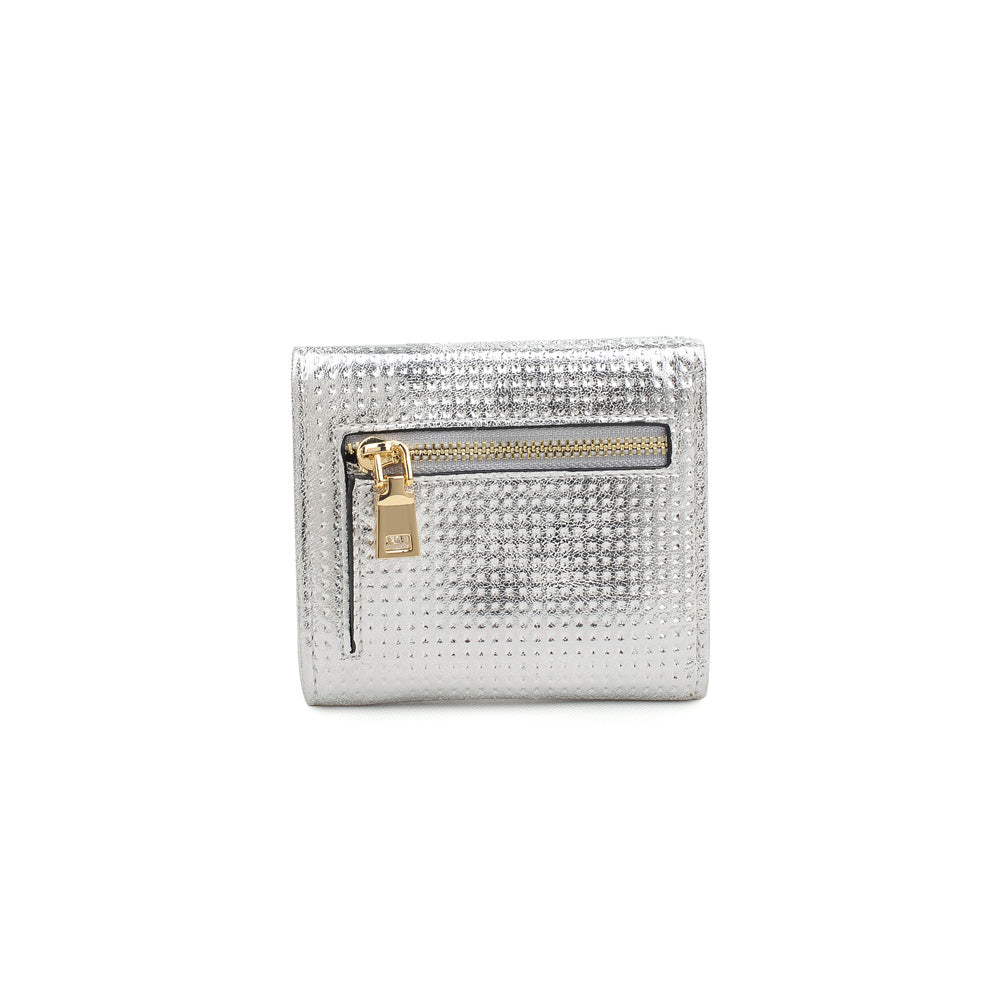 Product Image of Urban Expressions Stormi Wallet NA-840611150370 View 3 | Silver