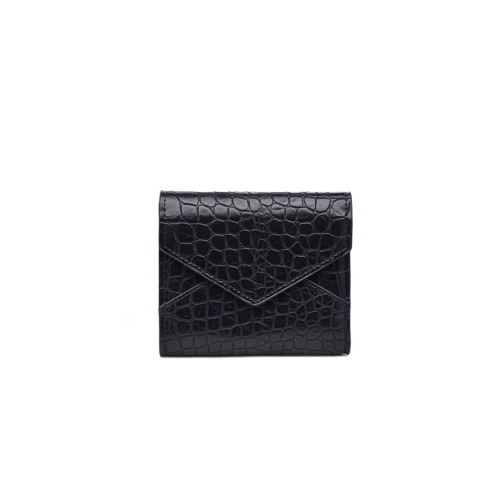 Product Image of Urban Expressions Layla Croc Wallet NA-840611154095 View 1 | Black
