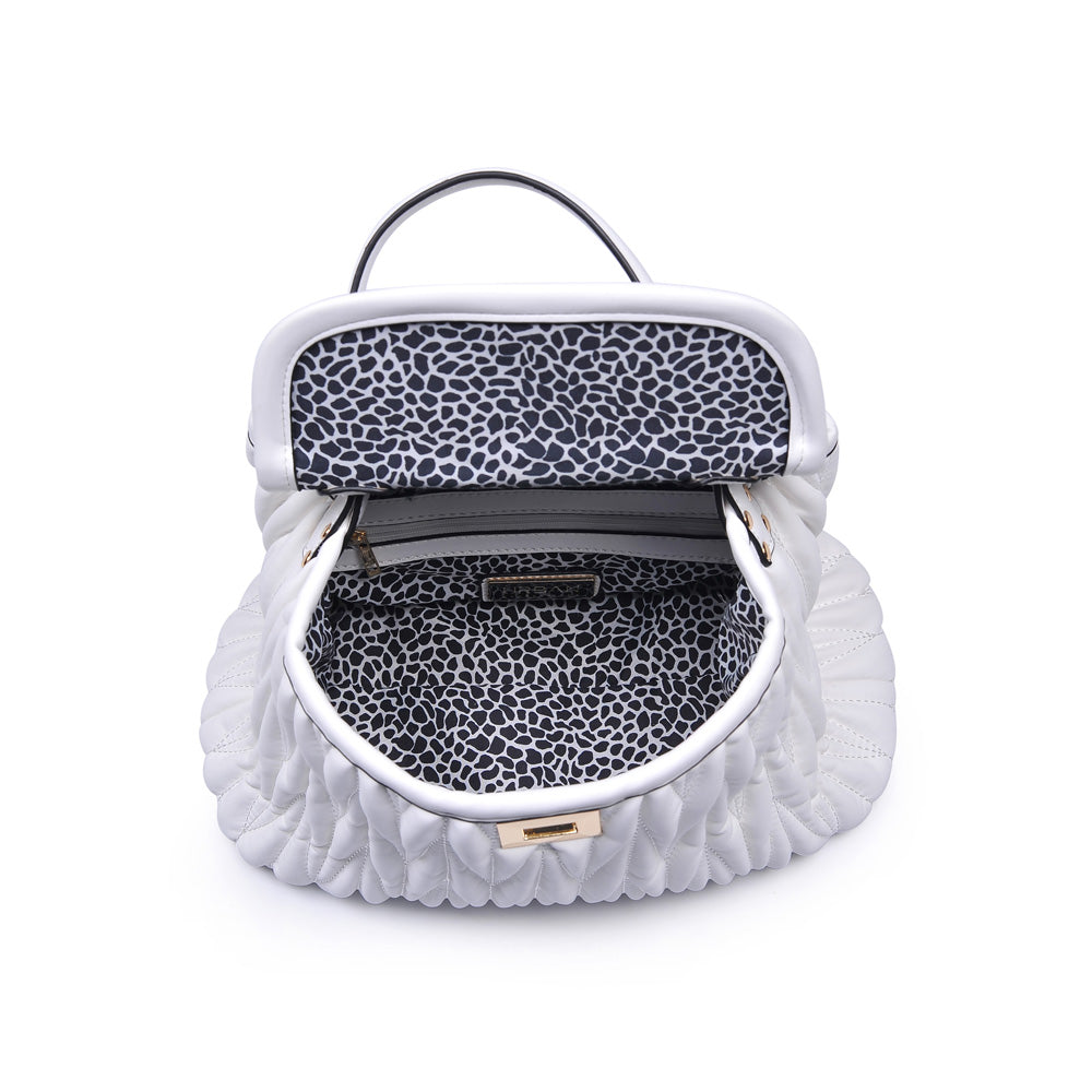 Product Image of Urban Expressions Peggy Satchel 840611160355 View 4 | White