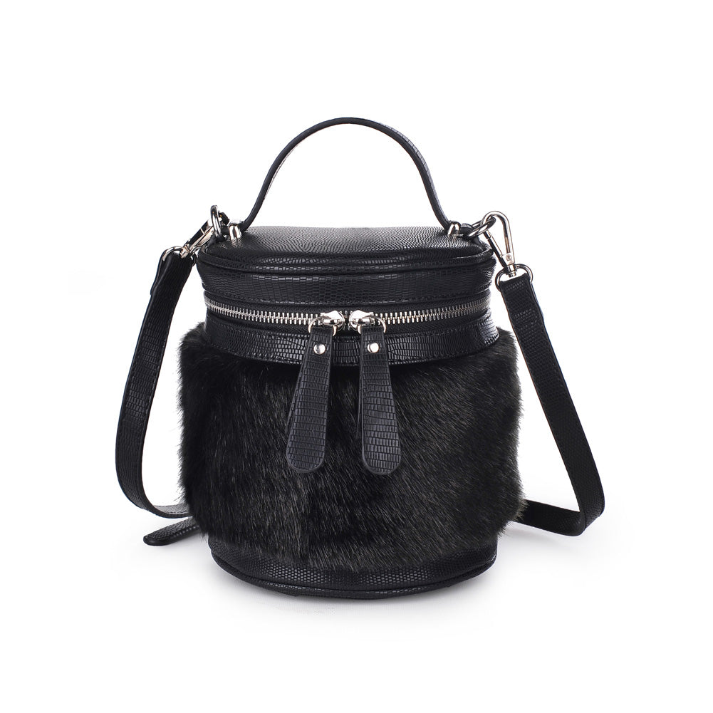 Woman wearing Black Urban Expressions Fonda Crossbody NA-840611153975 View 5 | Black