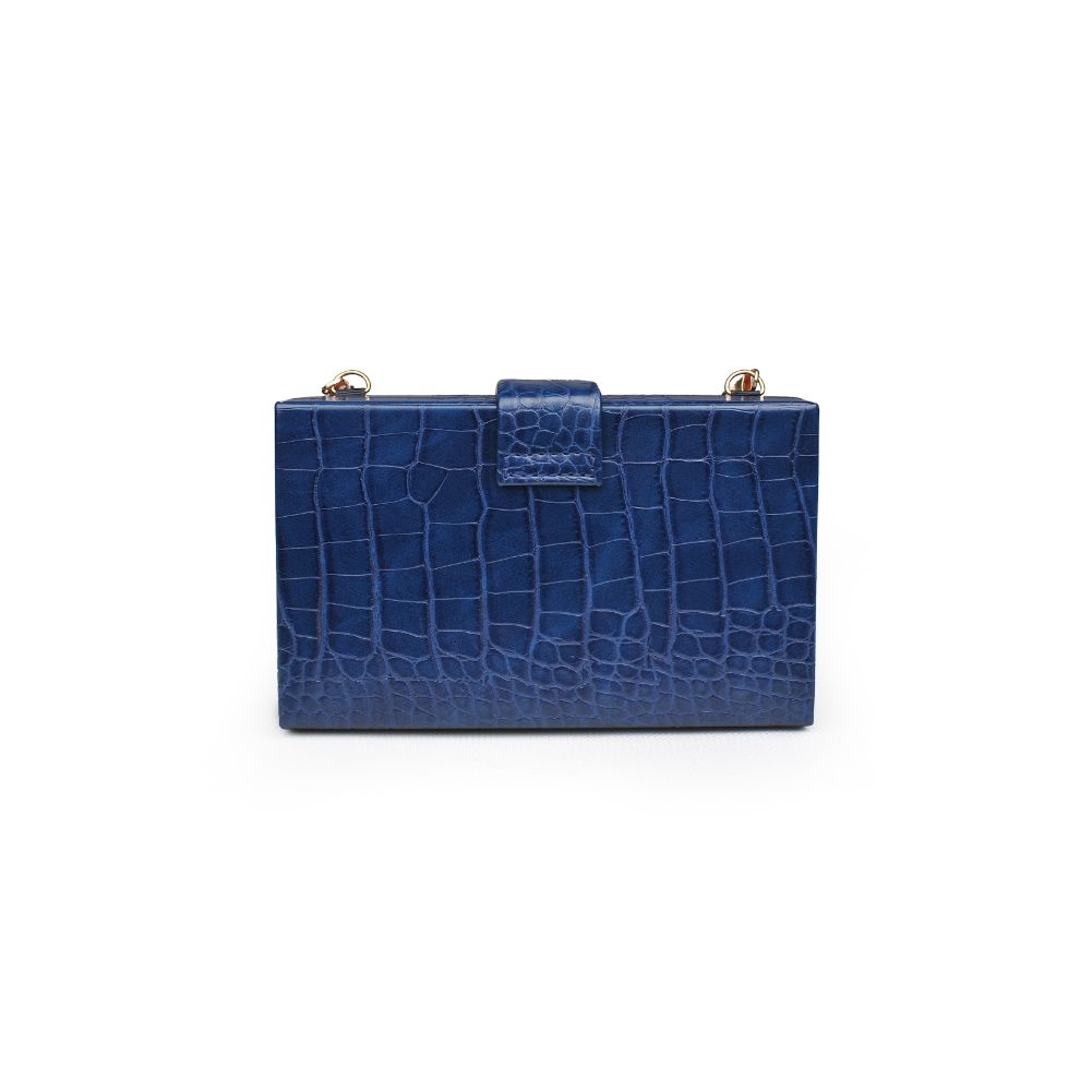Product Image of Urban Expressions Bianca Clutch 840611165091 View 3 | Navy
