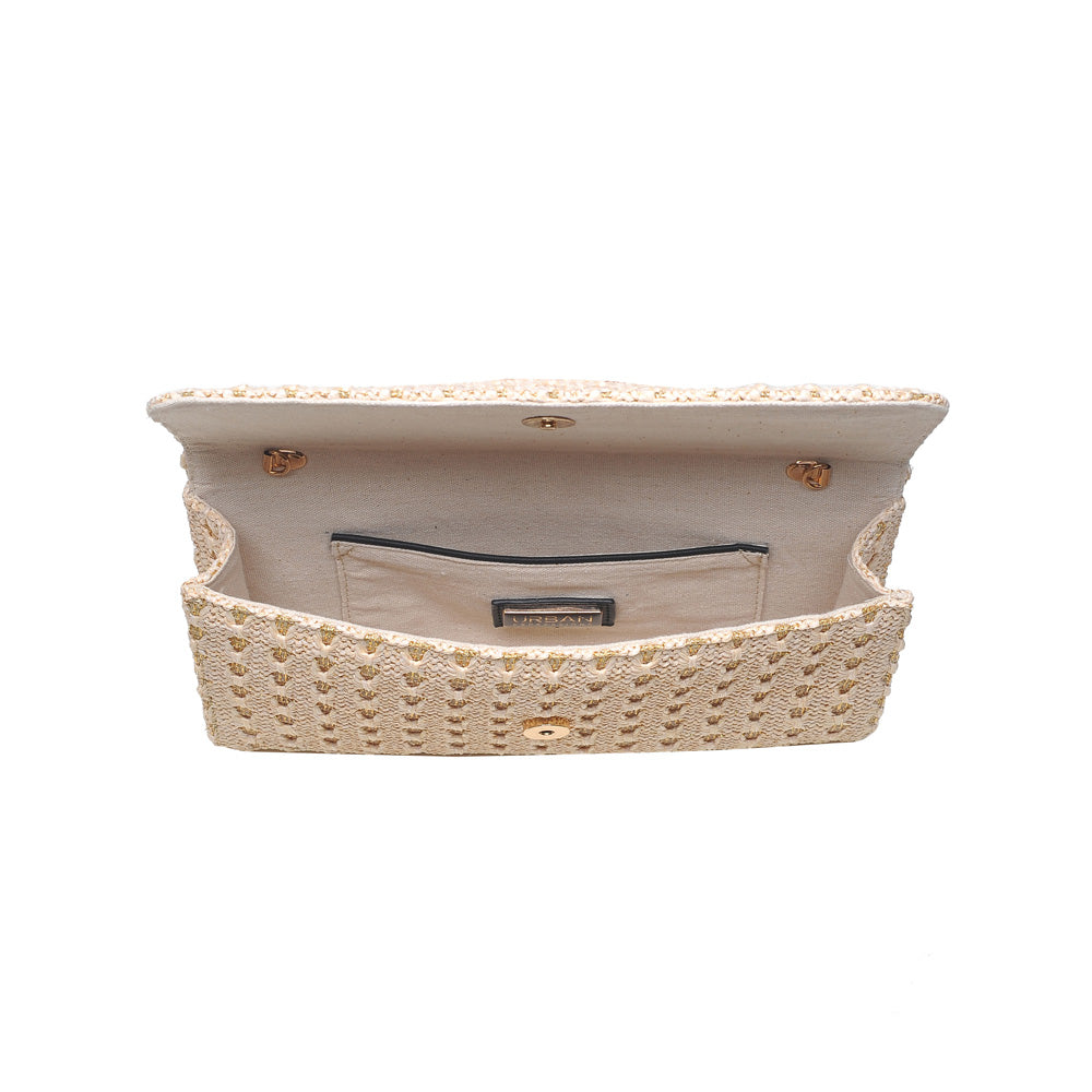Product Image of Urban Expressions Bahamas Clutch NA-840611144256 View 4 | Cream