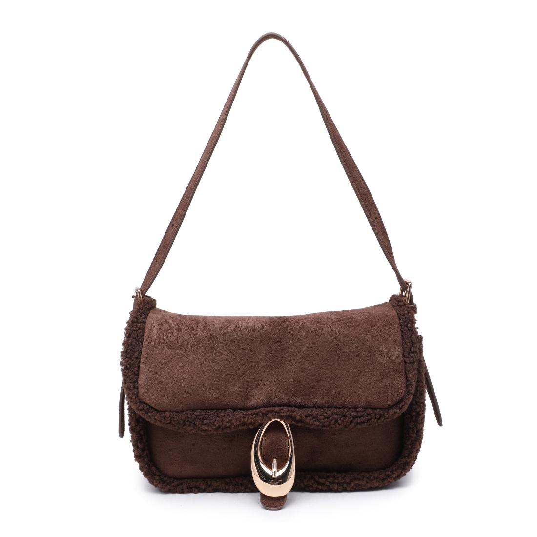 Urban Expressions Zaria Shoulder Bag 840504213335 View 1 | Chocolate