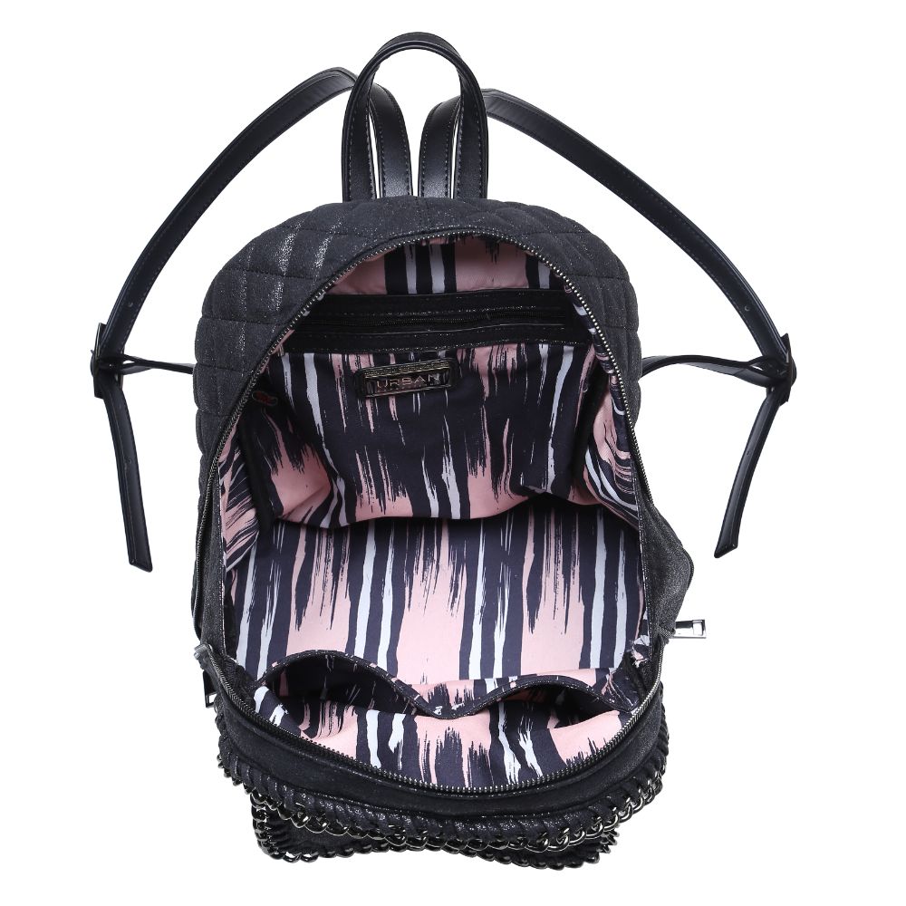 Product Image of Urban Expressions Caleb Backpack NA-840611136336 View 4 | Black
