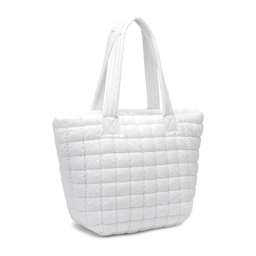 Urban Expressions Breakaway - Puffer Tote 840611119889 View 6 | Ivory
