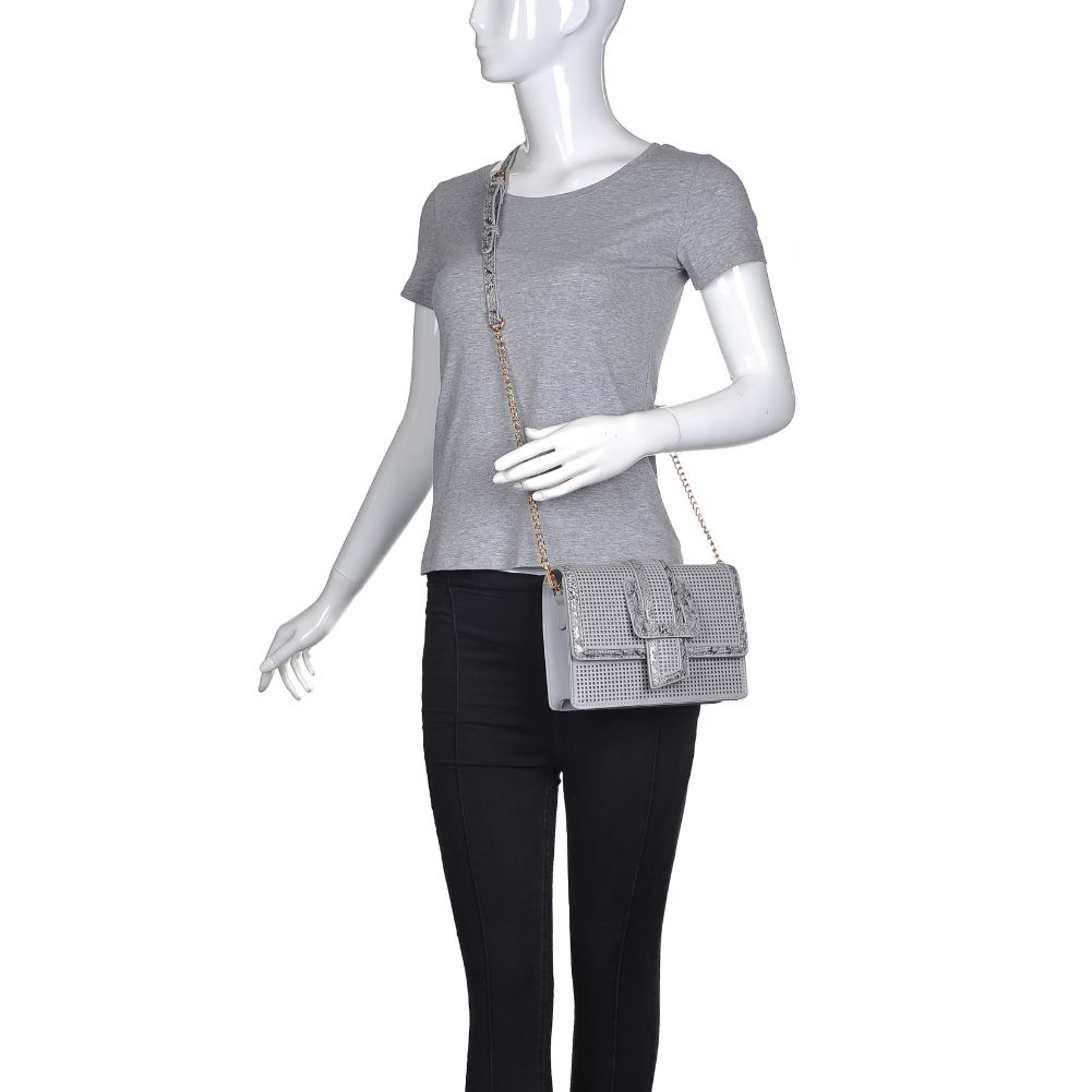 Product Image of Urban Expressions Daniela Crossbody 840611169273 View 5 | Grey