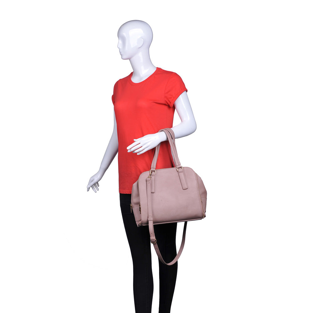 Product Image of Urban Expressions Adriana Satchel NA-840611159090 View 5 | Blush