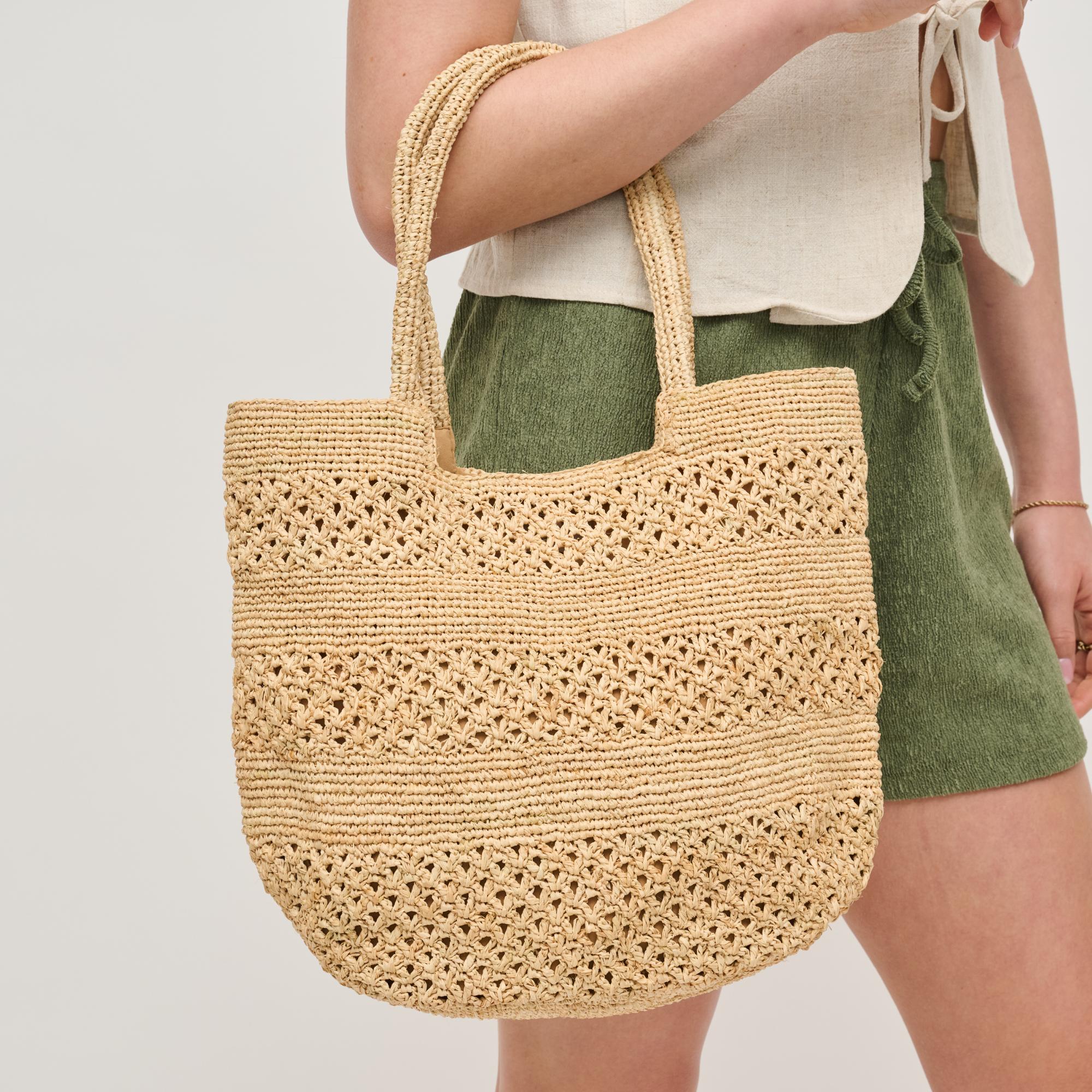 Woman wearing Natural Urban Expressions Brynn Tote 840611153852 View 1 | Natural