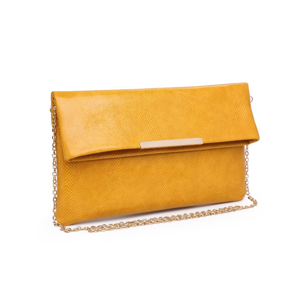 Product Image of Urban Expressions Amber Clutch NA-840611166159 View 2 | Mustard