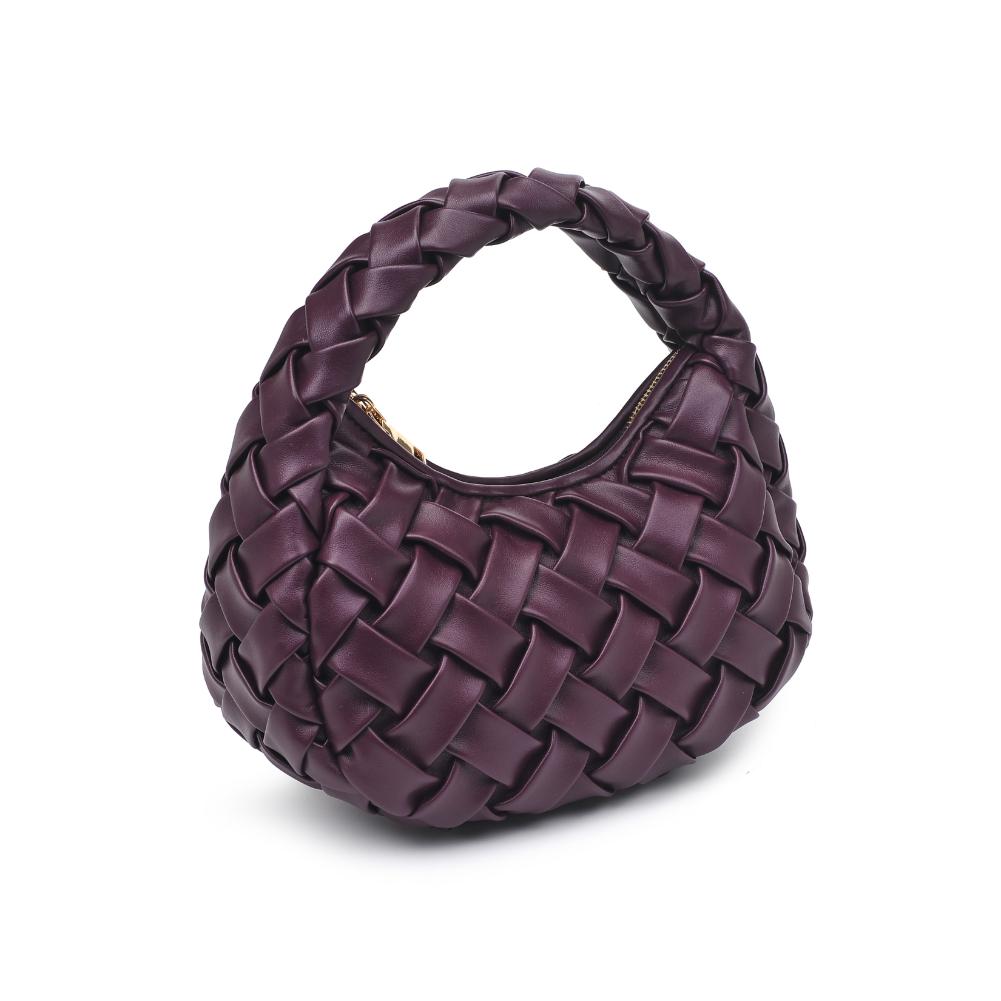Woman wearing Wine Urban Expressions Noreen Clutch 840611193667 View 6 | Wine