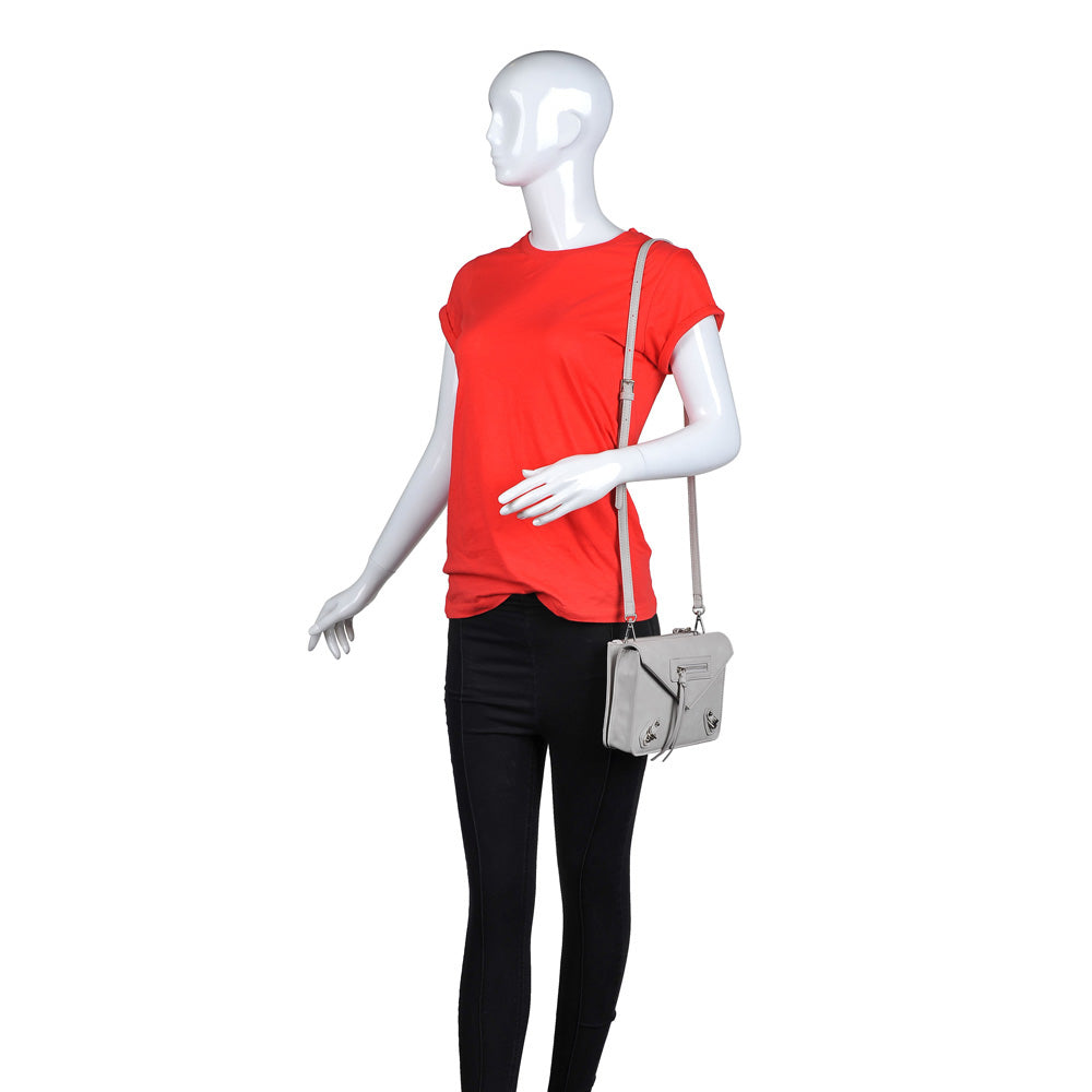 Product Image of Urban Expressions Porter Crossbody NA-840611146298 View 5 | Grey