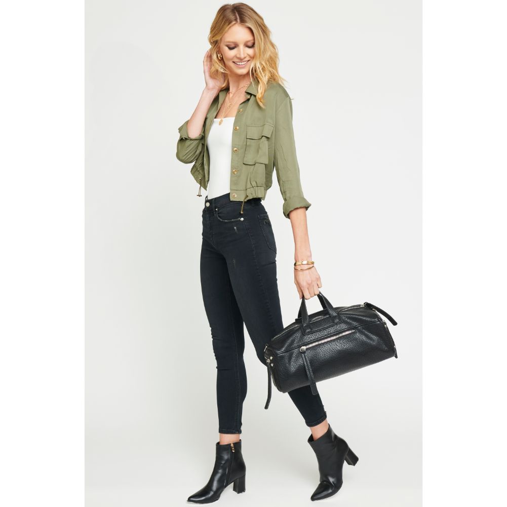 Woman wearing Black Urban Expressions Paloma Weekender NA-840611156723 View 4 | Black