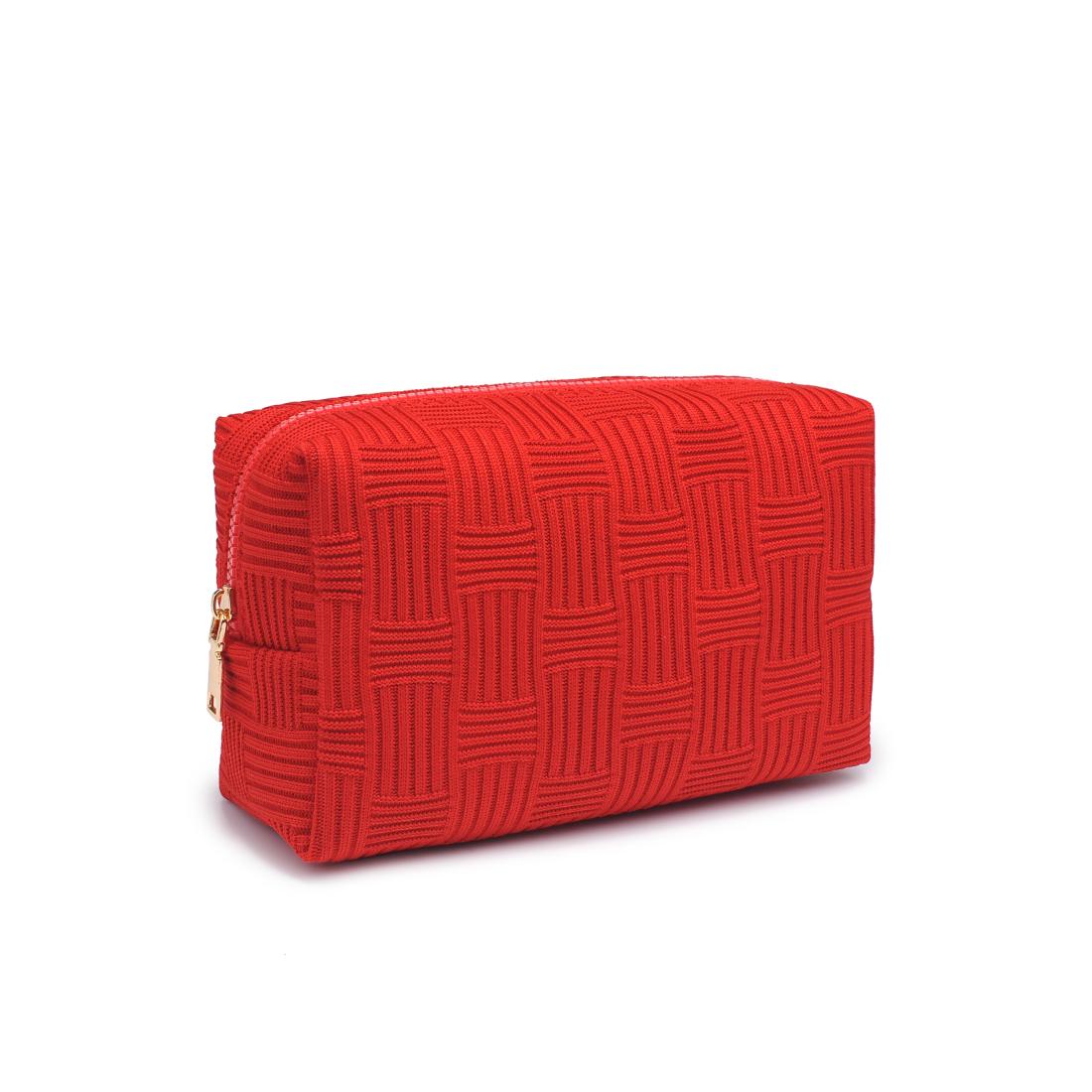 Urban Essentials Hatchway Cosmetic & Travel Organizer Pouch 840611197764 View 6 | Red