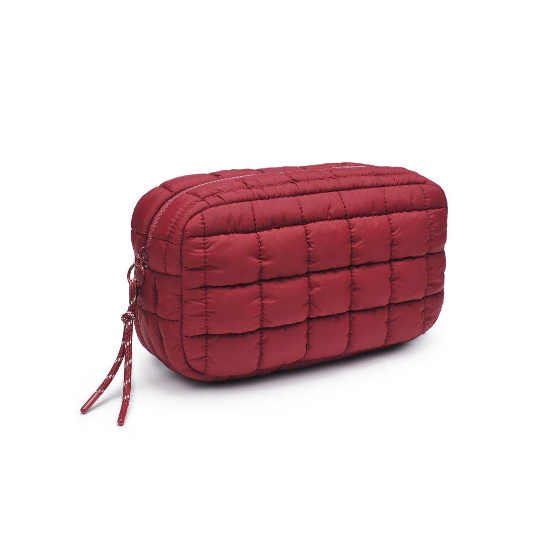 Urban Essentials Cloud Nine - Puffer Cosmetic & Travel Organizer Pouch 840611197719 View 6 | Burgundy