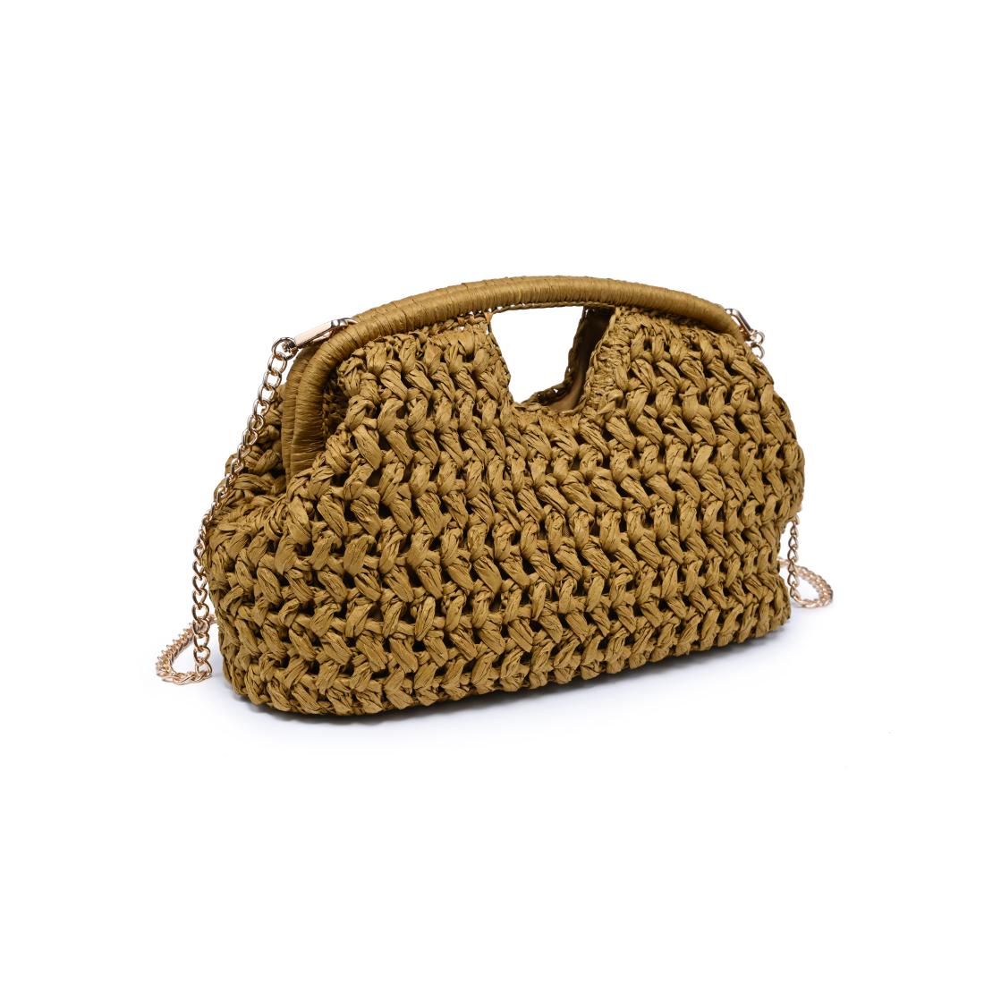 Woman wearing Mustard Urban Expressions Abigail Crossbody 840504204111 View 6 | Mustard