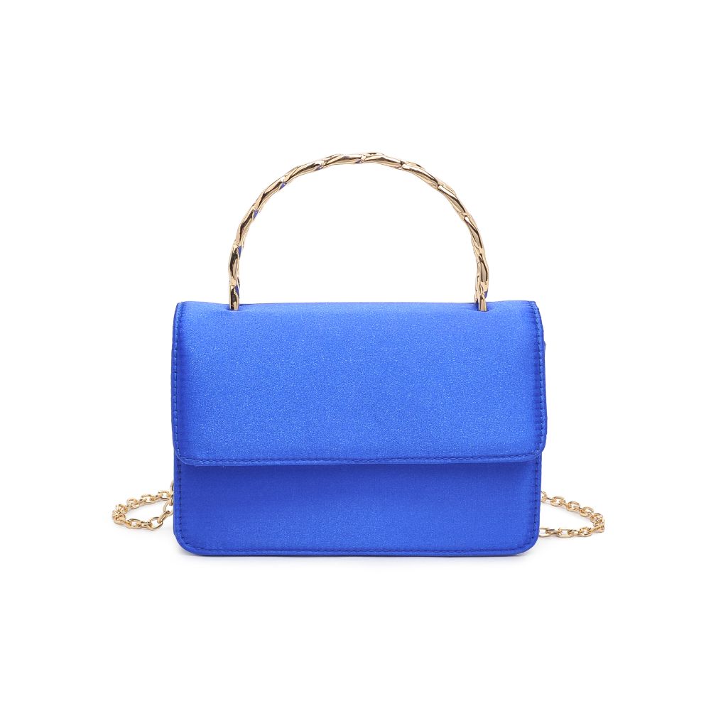 Product Image of Urban Expressions Zuelia Evening Bag 840611109088 View 5 | Electric Blue