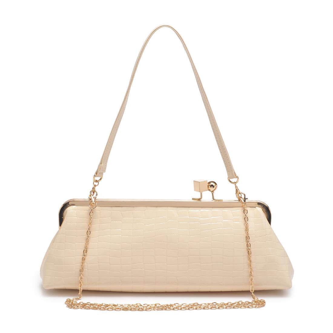 Product Image of Urban Expressions Piper Clutch 840504200755 View 7 | Cream