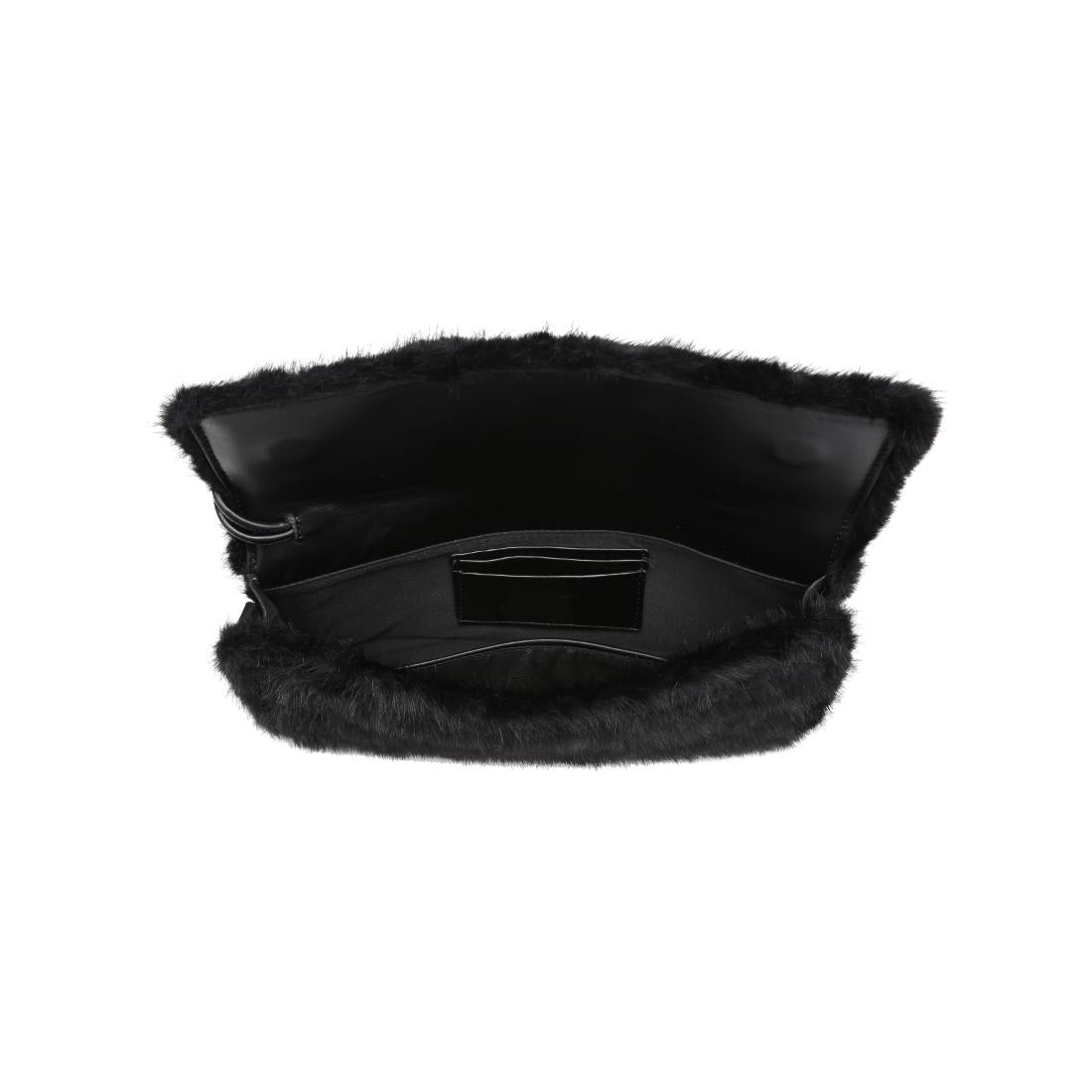 Urban Expressions Ada - Fur Crossbody 840504213397 View 4 | Black
